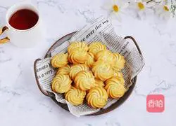 Illustration of how to make light cream cookies 13
