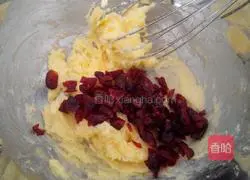 Illustration of how to make cranberry cookies 4