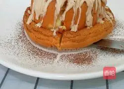 Illustration of how to make chiffon cake 13