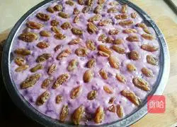 Illustration of how to make purple sweet potato cake 14