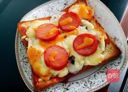 Banana Red Sausage Toast Illustration of how to do it 4