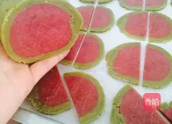 Watermelon Cookies Illustration of how to do it 4