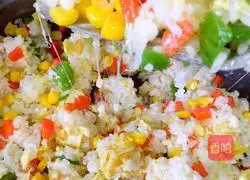 Cheese Egg Fried Rice Recipe Illustration 8