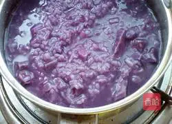 Purple sweet potato porridge recipe illustration 3