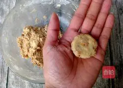 Illustration of how to make raisin oatmeal cookies 15