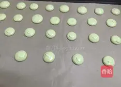 Green Tea Macaron Recipe Illustration 6