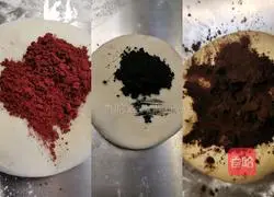 Illustration of how to make four-color donuts 2