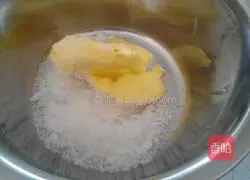 Illustration of how to make blueberry jam biscuits 2