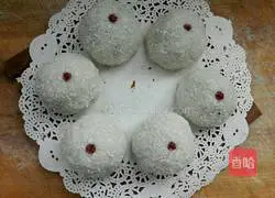 Illustration of how to make red bean paste and glutinous rice balls 9