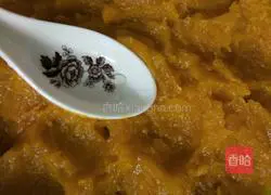 Illustration of how to make steamed pumpkin cake 2