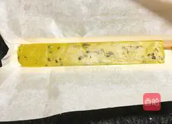 Illustration of how to make matcha honey bean biscuits 11