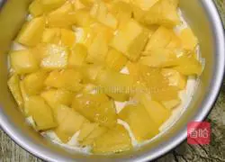 ~Illustration of how to make mango mousse 7