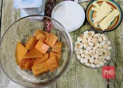 Illustration of how to make papaya yogurt mousse 1