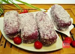 Purple sweet potato cake recipe 16