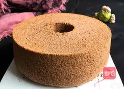 Illustration of how to make oil-free cocoa chiffon cake 23