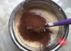 Cocoa cup cake (raspberry yogurt filling) recipe 8