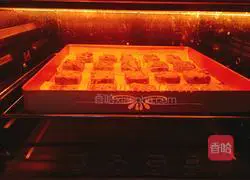 Illustration of how to make matcha honey bean biscuits 15