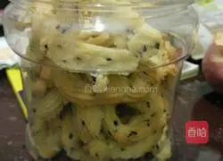 Illustration of how to make sesame cookies 2