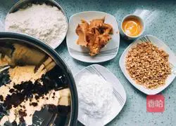 Illustration of how to make peanut butter cookies 1