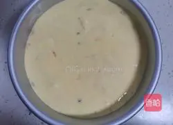 Illustration of how to make chiffon cake with chives and meat floss 11