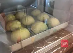 Illustration of how to make matcha cream puffs 17