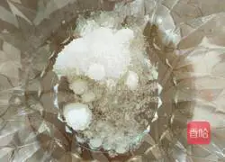 Illustration of how to make pine biscuits 1