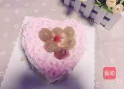 Illustration of how to make a small cream cake 9