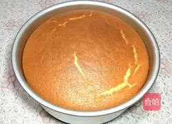 Illustration of how to make eight-inch chiffon cake 21