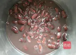 Illustration of how to make bean paste stuffing (red kidney beans) 1