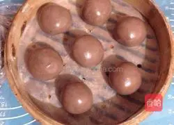 Chocolate glutinous rice recipe illustration 5