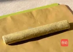 Illustration of how to make black tea crispy cookies 6