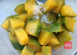 Illustration of how to make steamed pumpkin buns 2