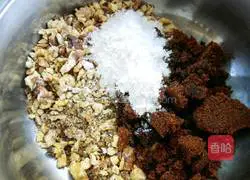 Illustration of how to make pumpkin noodle walnut brown sugar buns 11