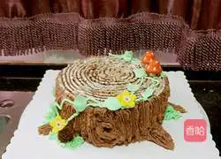 Chocolate stump cake recipe 12