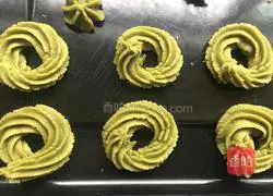 Illustration of how to make matcha cookies 4