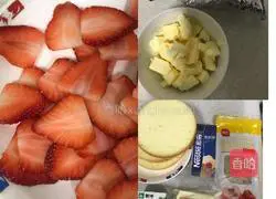 Strawberry Mousse Cake Recipe Illustration 1