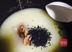 Sesame and walnut porridge recipe 3