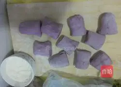 Illustration of how to make purple sweet potato buns 6