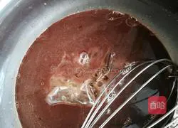 Simple version of cocoa bean cream mousse recipe 4