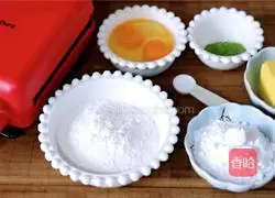 Illustration of how to make delicious waffles with green sauce 2