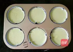 Illustration of how to make matcha cake 8