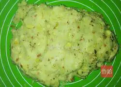 Illustration of how to make peanut walnut cake 15