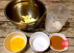 Illustration of how to make peanut butter cookies 1