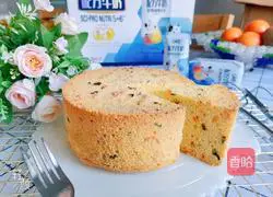 Illustration of how to make chives and meat floss chiffon cake 17