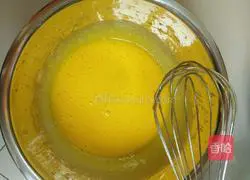 Mango egg tart Illustration of how to do it 1