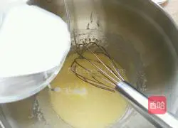 Cocoa Illustration of how to make chiffon cake 5