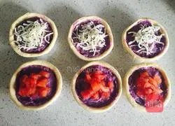 Purple sweet potato and yam egg tart recipe 7