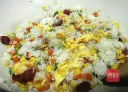 Cheese baked rice Practice illustration 10