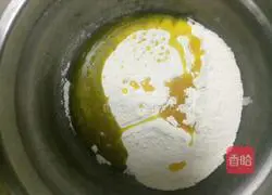 Illustration of how to make meat floss biscuits 3