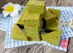 Illustration of making matcha cake 19